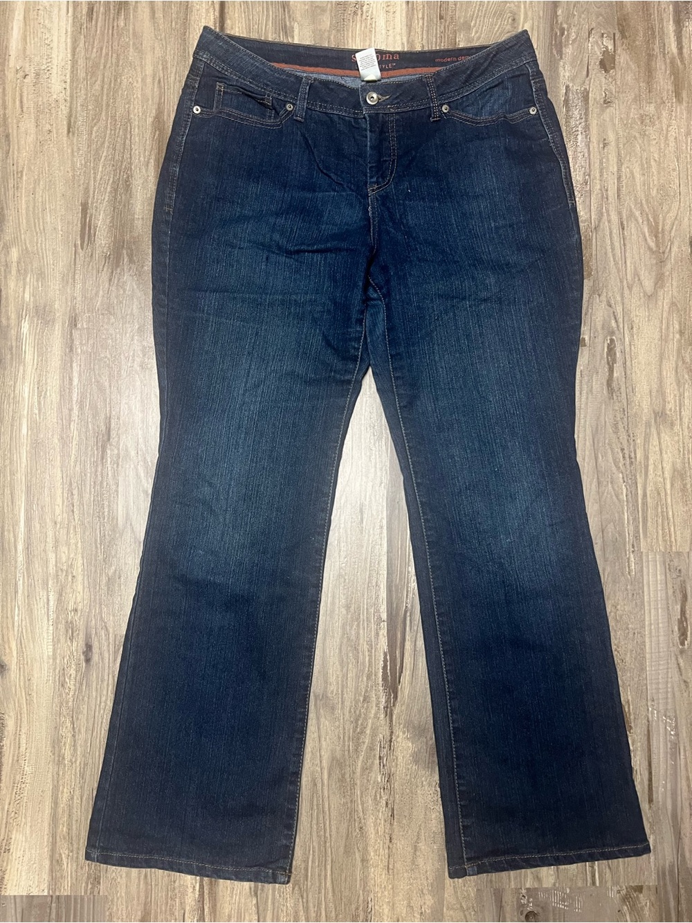 Sonoma Women's Dark Indigo Bootcut Jeans